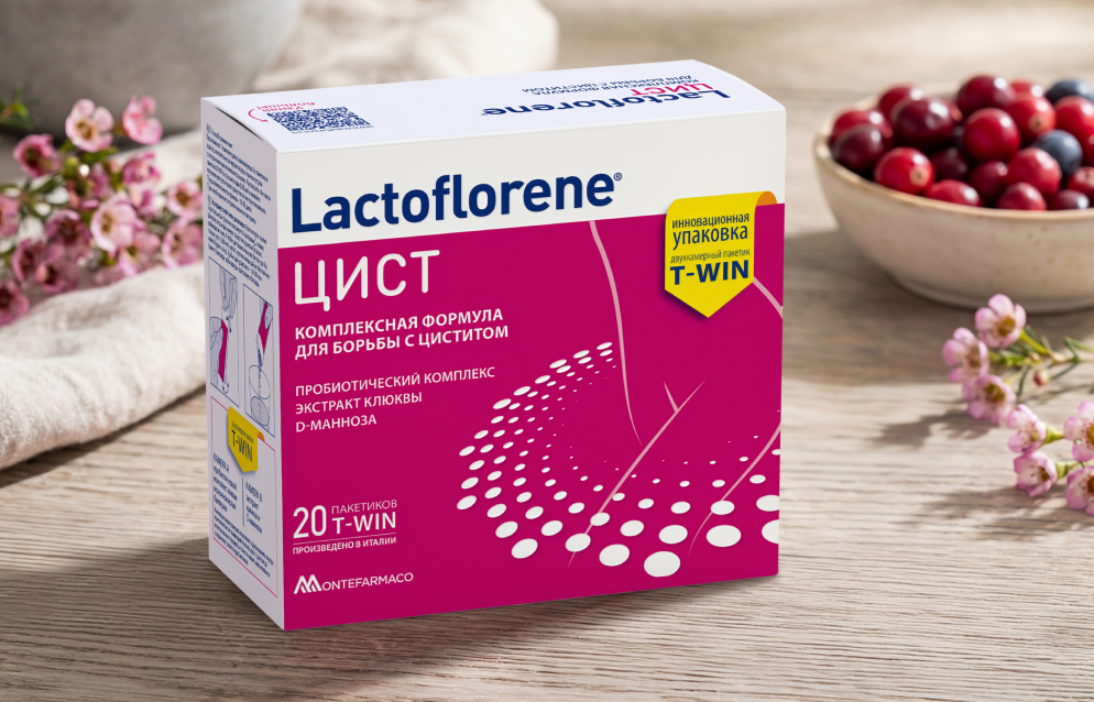 Упаковка Lactoflorene Цист с клюквой